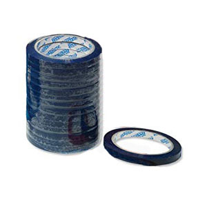 Blue Polypropylene Butchers Tape 12mm x 66m - 12x Per Pack